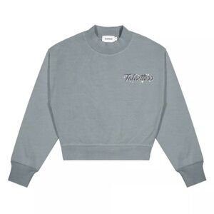 Talentless Cropped Crewneck Sweatshirt